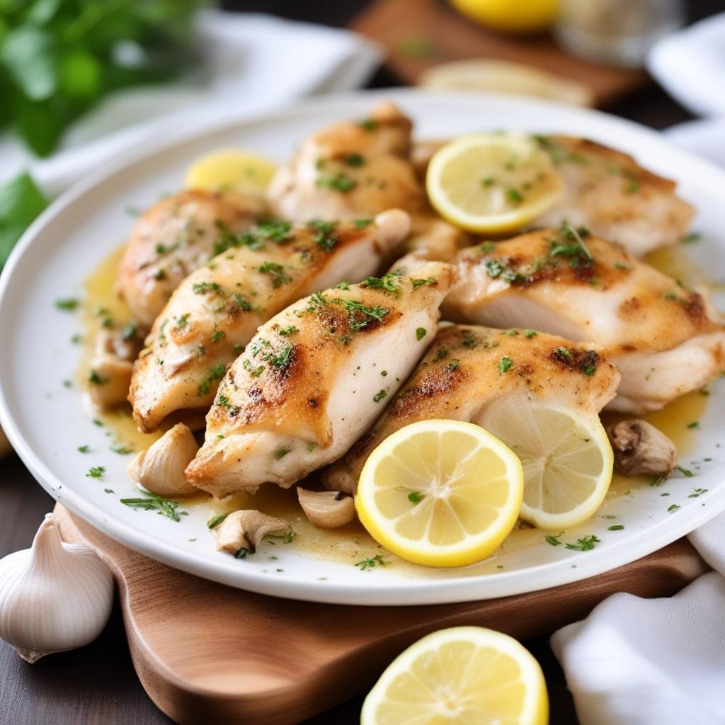 Delicious and Easy-to-Make Quick Lemon Garlic Chicken Recipe: Perfect for a Healthy Meal